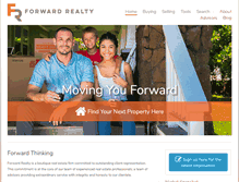 Tablet Screenshot of forwardrealty.com